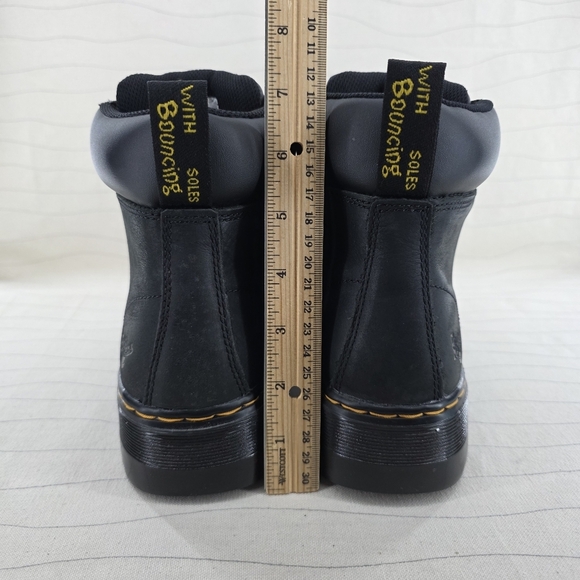 Dr Martens Mens Industrial Black Leather Soft Toe Work Boots ASTM F2892-11 Sz 8 main image 12